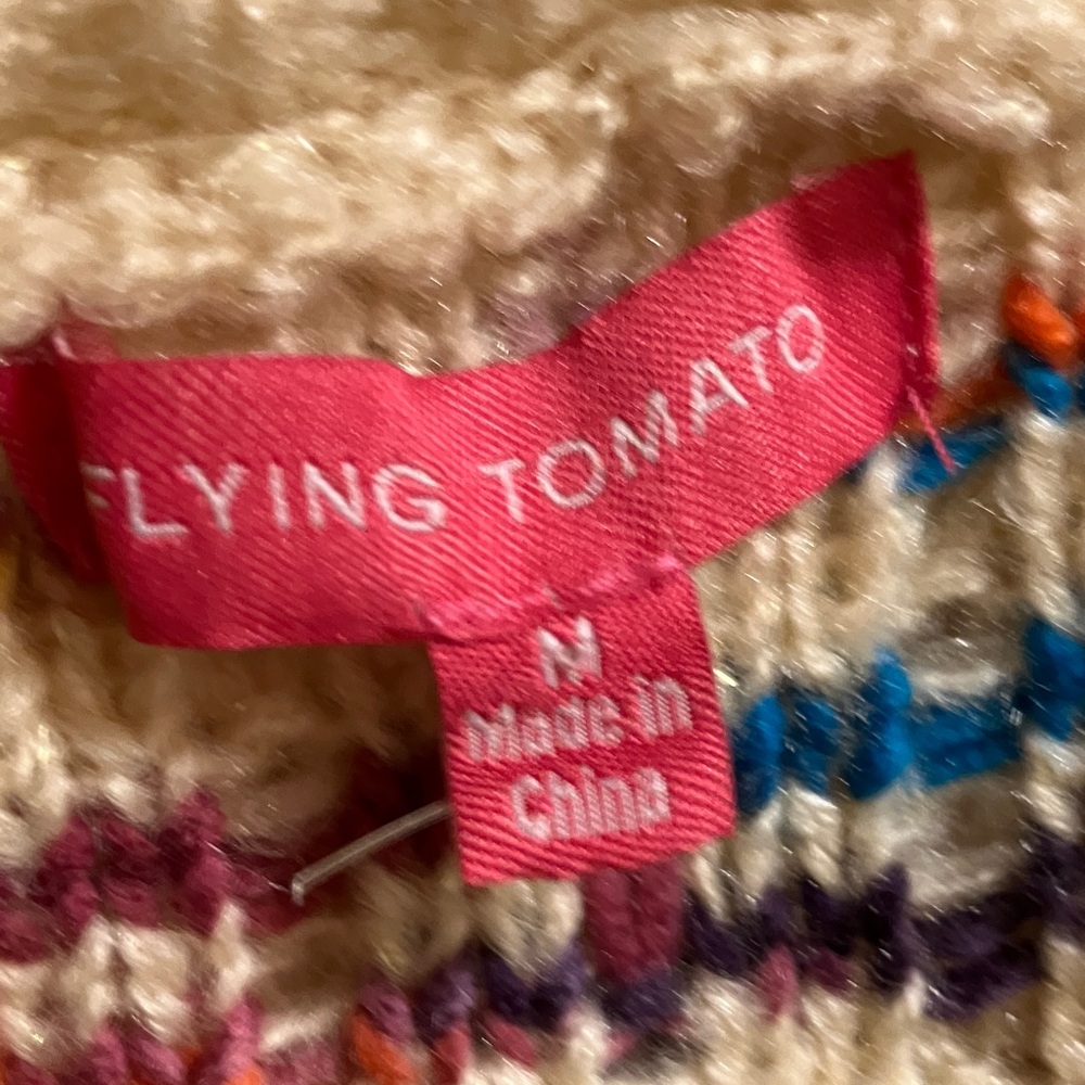 Flying Tomato Medium Knit Button-Up Cardigan - image 2